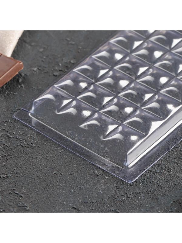 Форма для шоколада и конфет «Цилиндры», 18×8 см, цвет прозрачный