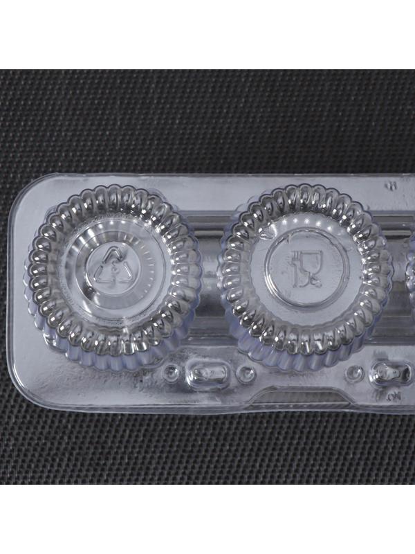 Контейнер одноразовый с неразьёмной крышкой, 19,4×7,9×6,8 см, цвет прозрачный