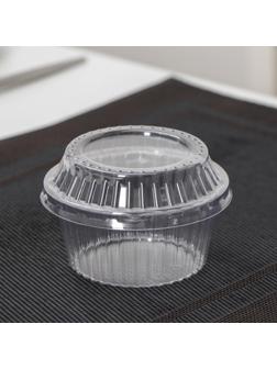 Креманка одноразовая для пирожных, 9,5×6 cм, цвет прозрачный