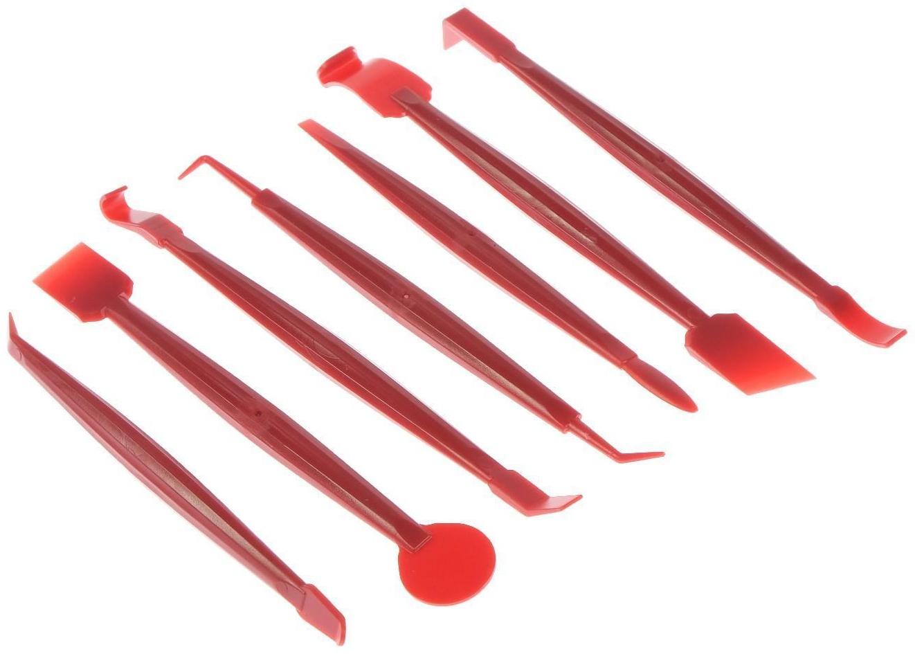 Инструмент для разбора пластика в авто, набор 7 предметов