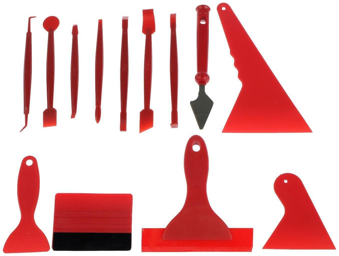 Набор инструмента для оклейки автомобиля, 13 предметов