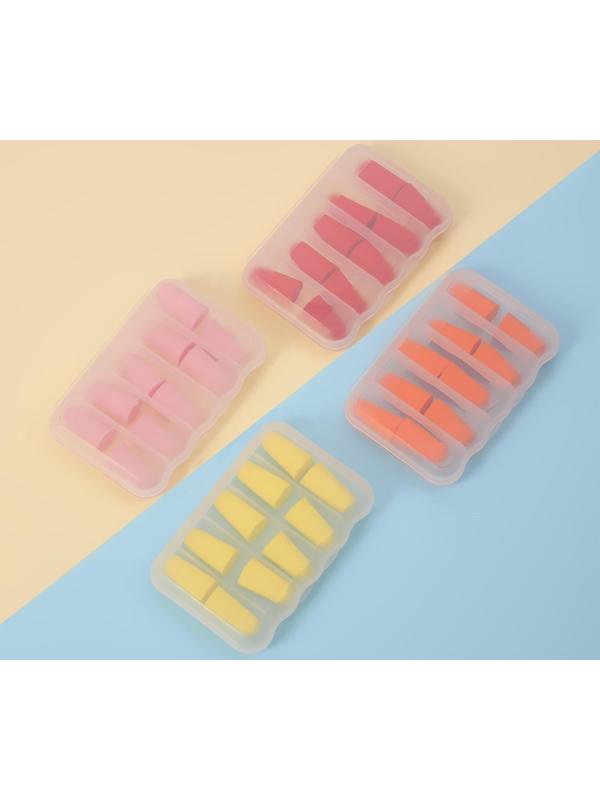 Беруши в пластиковом футляре, 5 пар, цвет МИКС