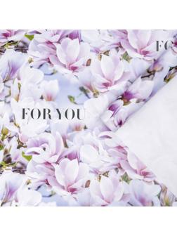 Бумага упаковочная глянцевая «Цветущая магнолия», 70 × 100 см / 10 шт.