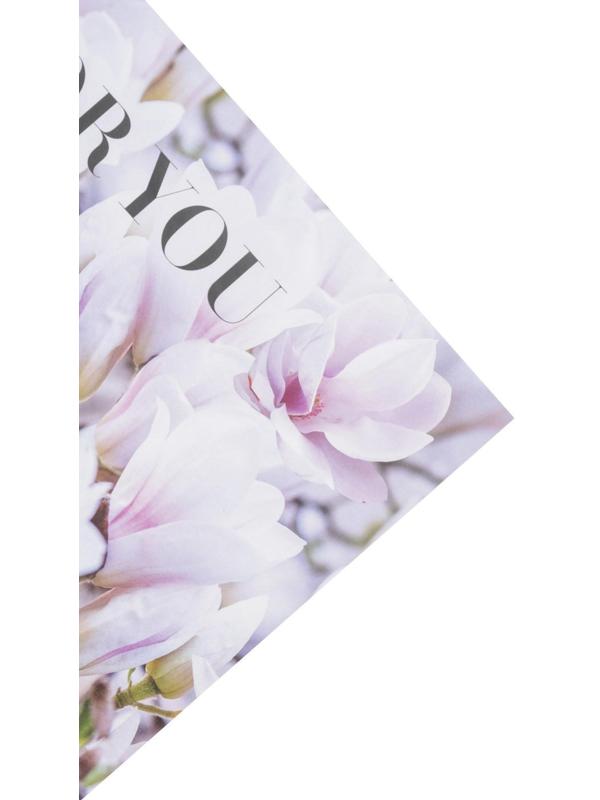 Бумага упаковочная глянцевая «Цветущая магнолия», 70 × 100 см / 10 шт.