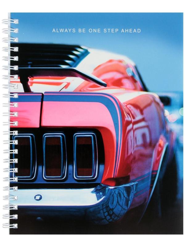 Тетрадь 60 листов в клетку на гребне 