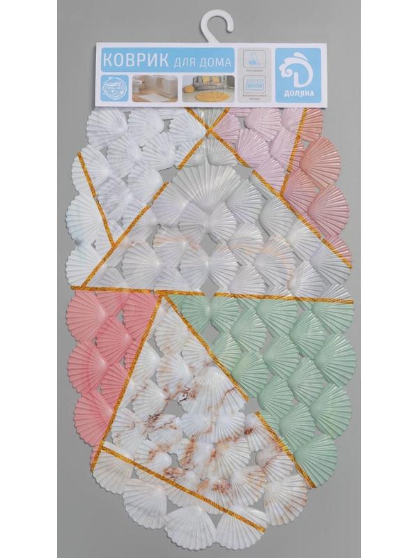 SPA-коврик для ванны на присосках Доляна «Вэг», 35×65 см