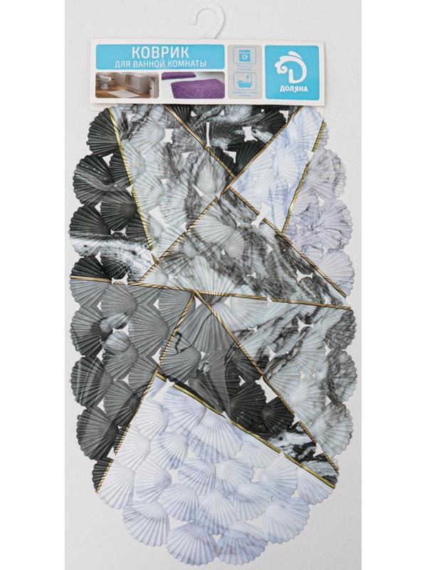 SPA-коврик для ванны на присосках Доляна «Геометрика», 35×65 см