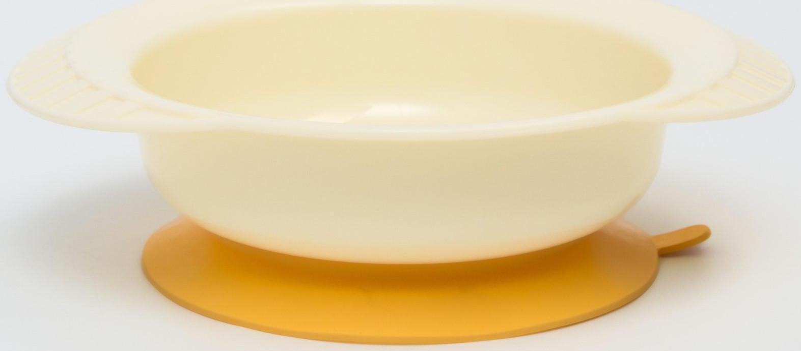 Тарелка детская на присоске Giraffix, цвет МИКС