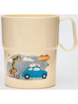 Кружка детская с рисунком Giraffix, 0,3 л., цвет МИКС