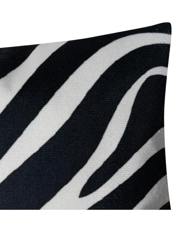 Наволочка декоративная Этель «Зебра» 40х40 см, велюр, 100% п/э