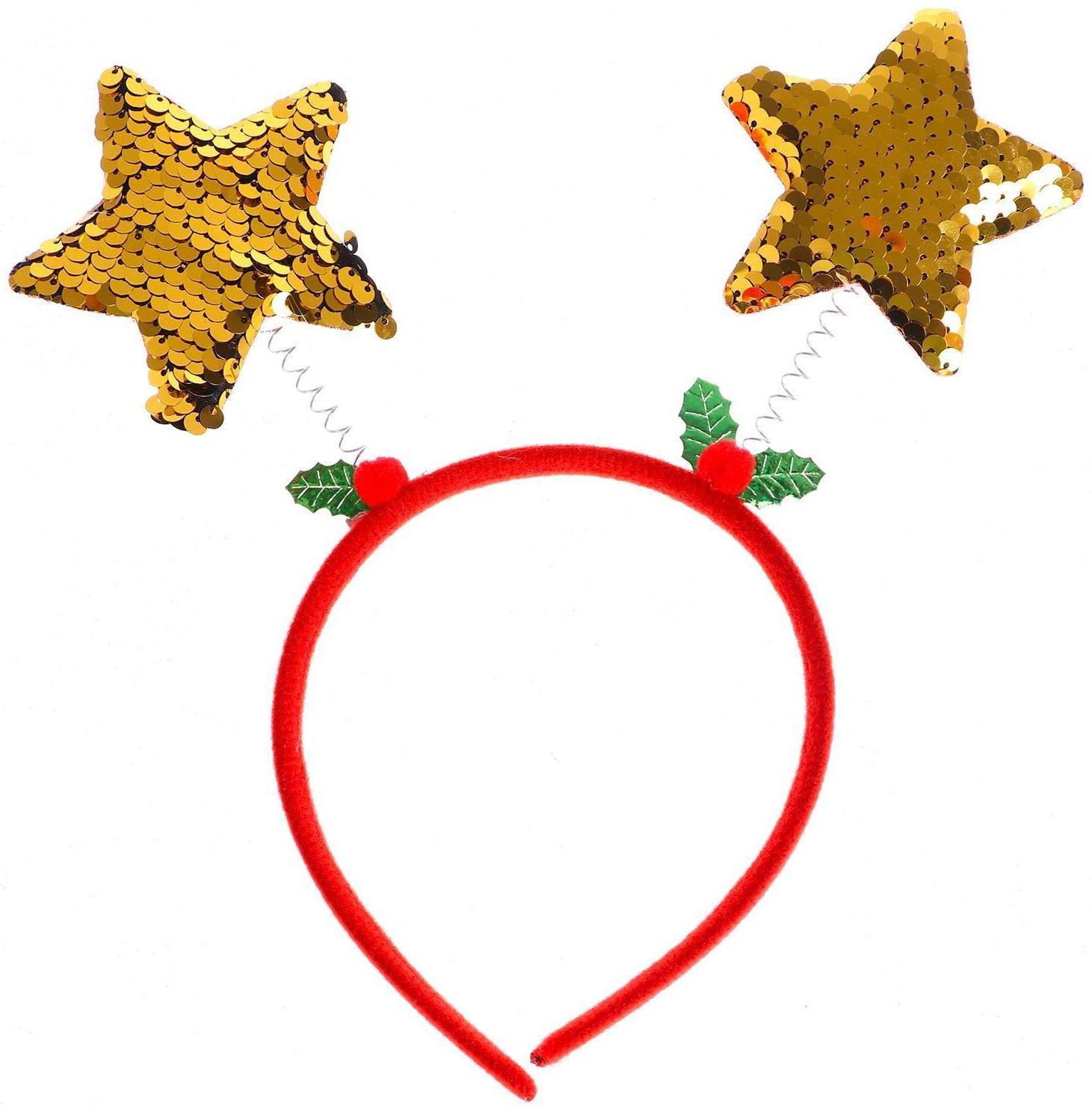 Карнавальный ободок «Звёздочки», цвета МИКС