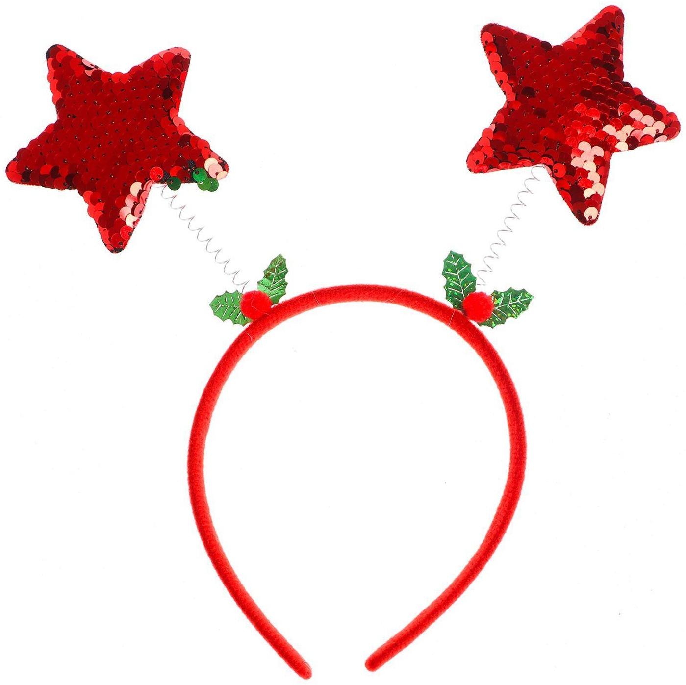 Карнавальный ободок «Звёздочки», цвета МИКС