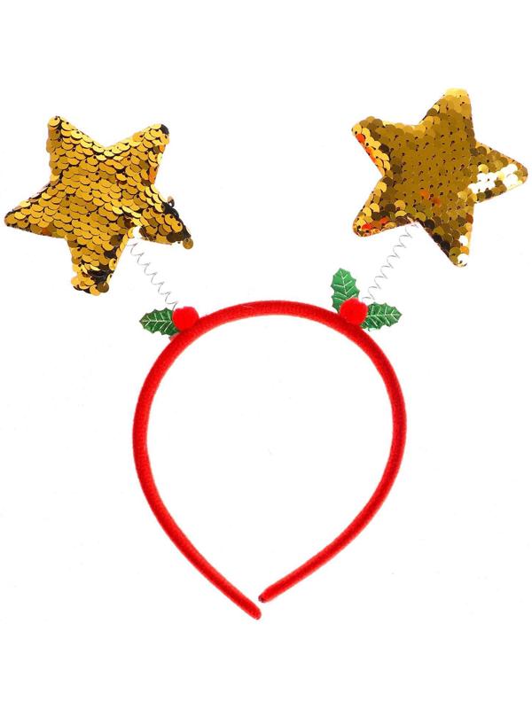 Карнавальный ободок «Звёздочки», цвета МИКС