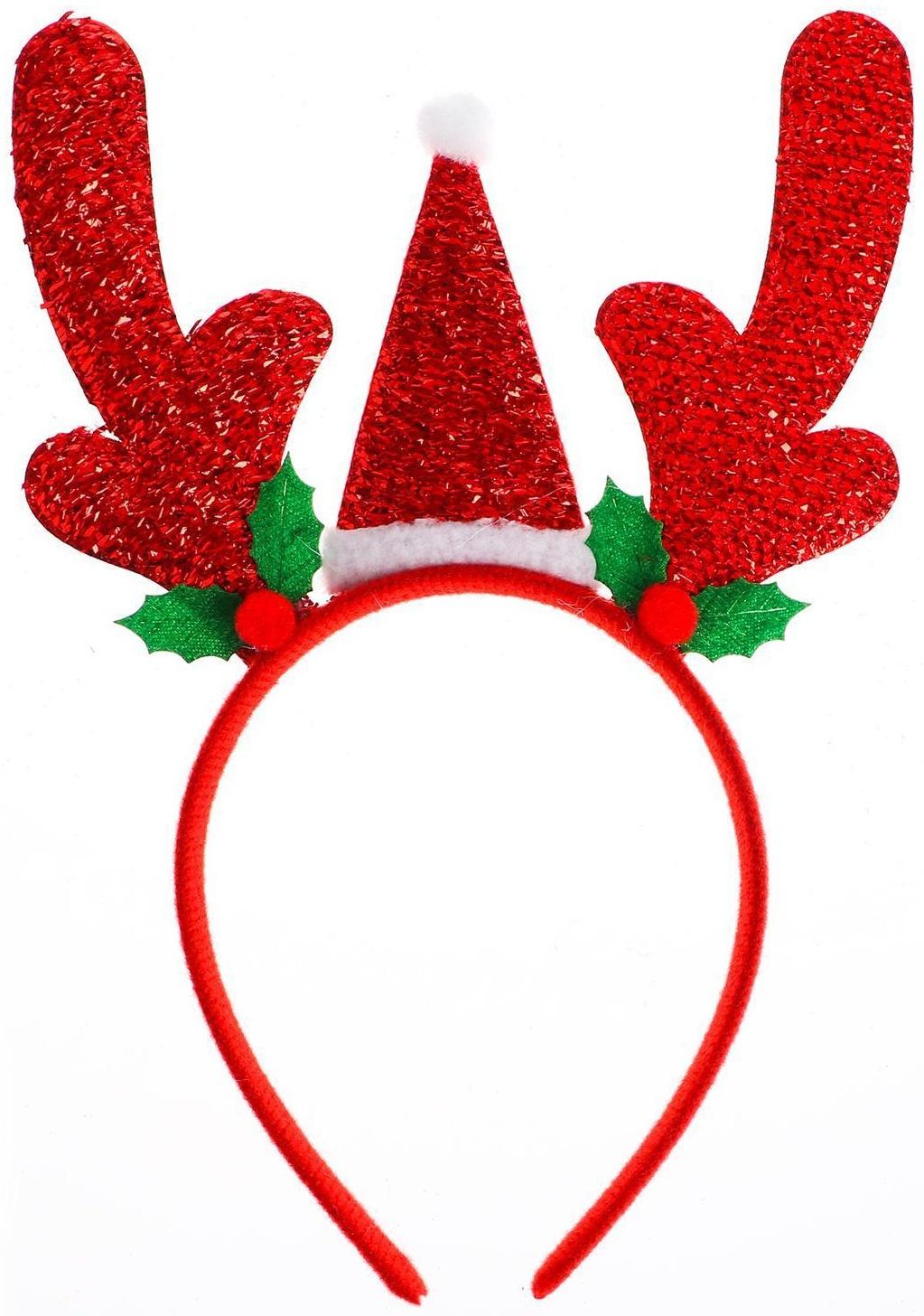 Карнавальный ободок «Рога», с колпаком, цвета МИКС