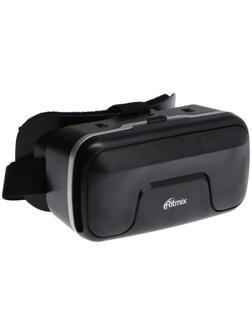 Очки виртуальной реальности RITMIX RVR-200, телефоны шириной до 8см,регулировка линз,чёрные