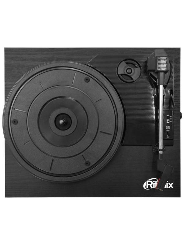 Проигрыватель виниловых дисков RITMIX LP-240, 6 Вт, RCA, Type-B, чёрное дерево