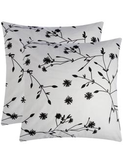 Комплект наволочек Этель Flowers (вид 3) 70х70 см - 2 шт, 100% хлопок, поплин