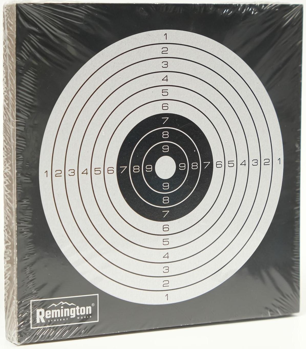 Мишень Remington черно-белая, 14 х 14 см