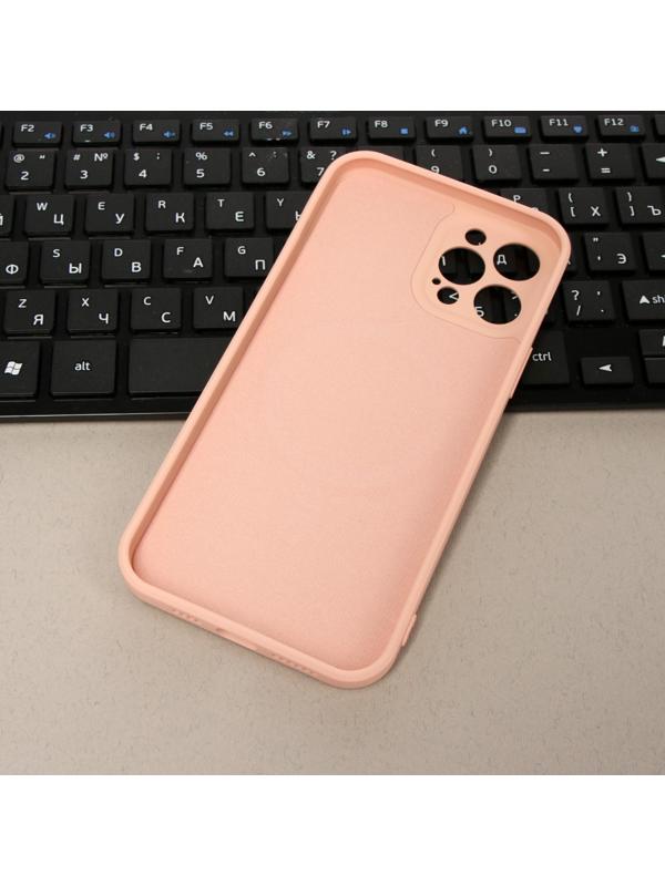 Чехол LuazON для iPhone 12 Pro Max, поддержка MagSafe, силиконовый, розовый