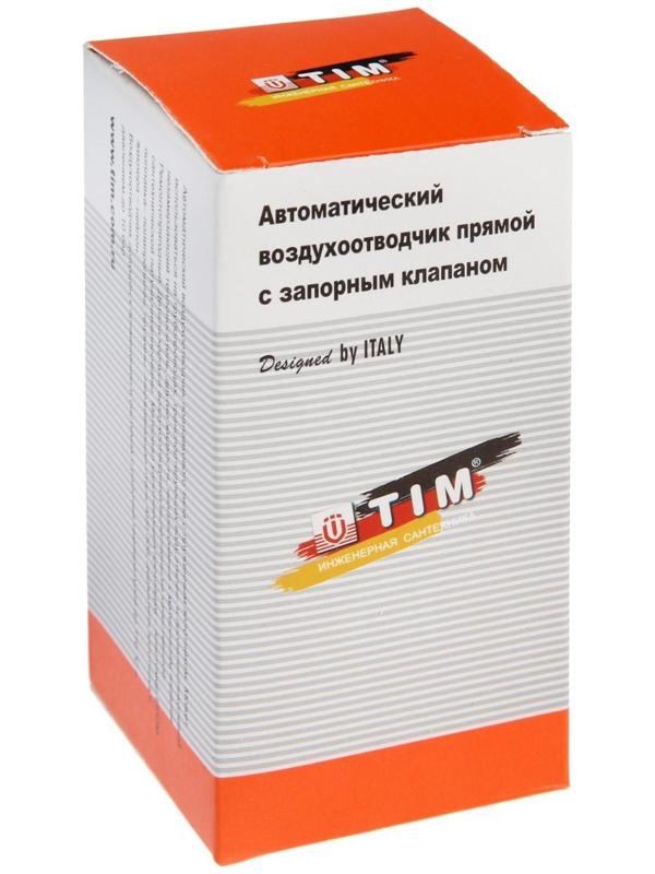 Воздухоотводчик автоматический TIM BL5814, прямой, 1/2