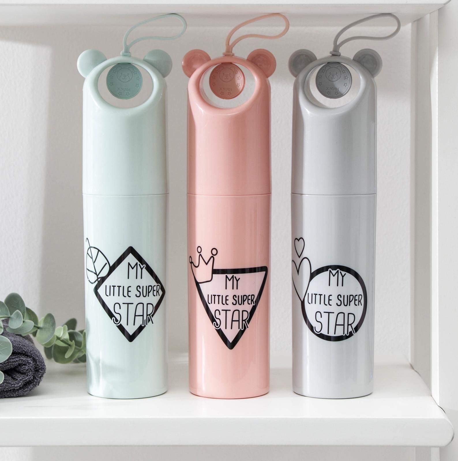 Футляр для зубной щётки и пасты «Мишутка», 24 см, цвет МИКС