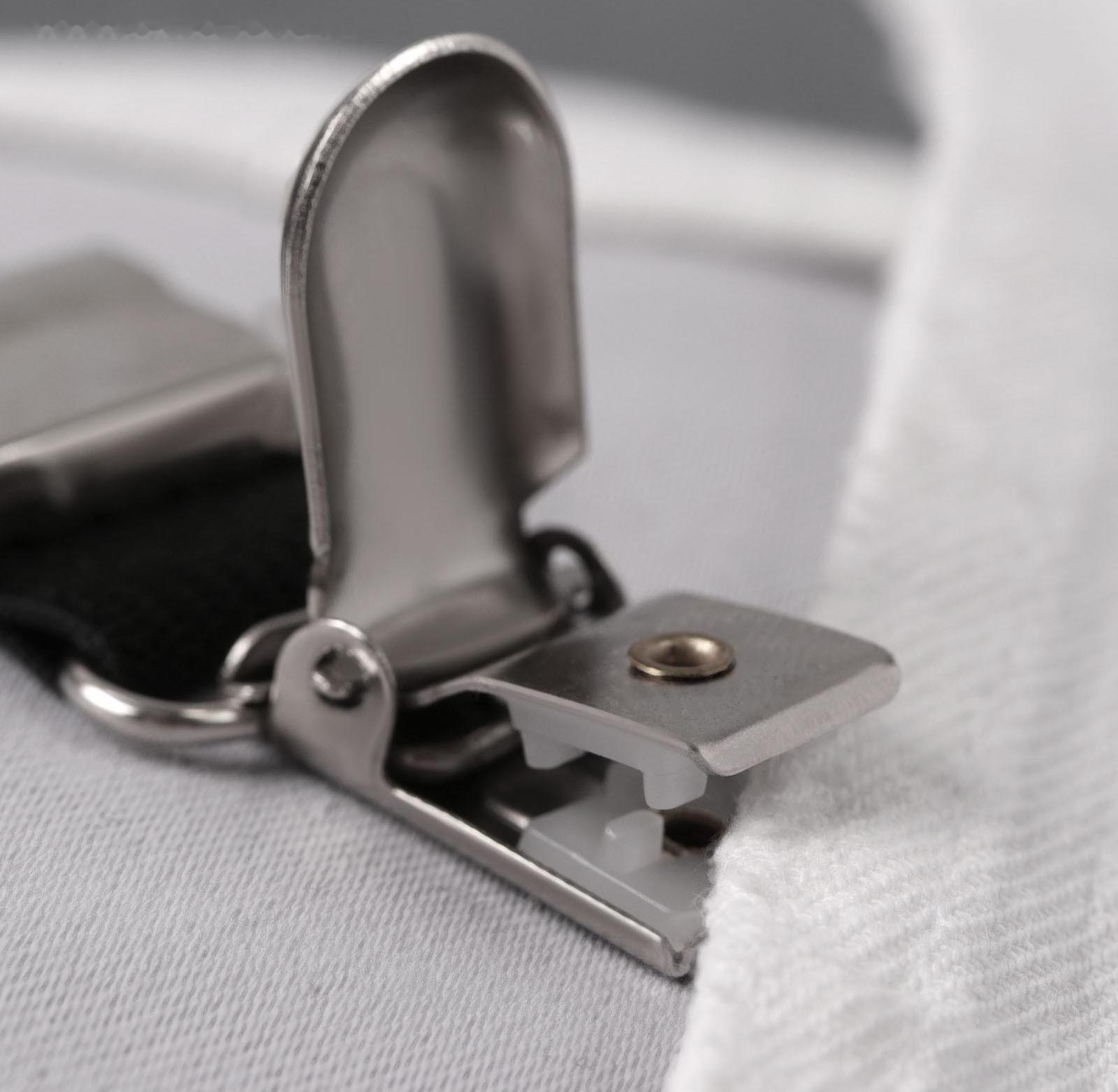 Клипса для фиксации, 25 мм, цвет никель