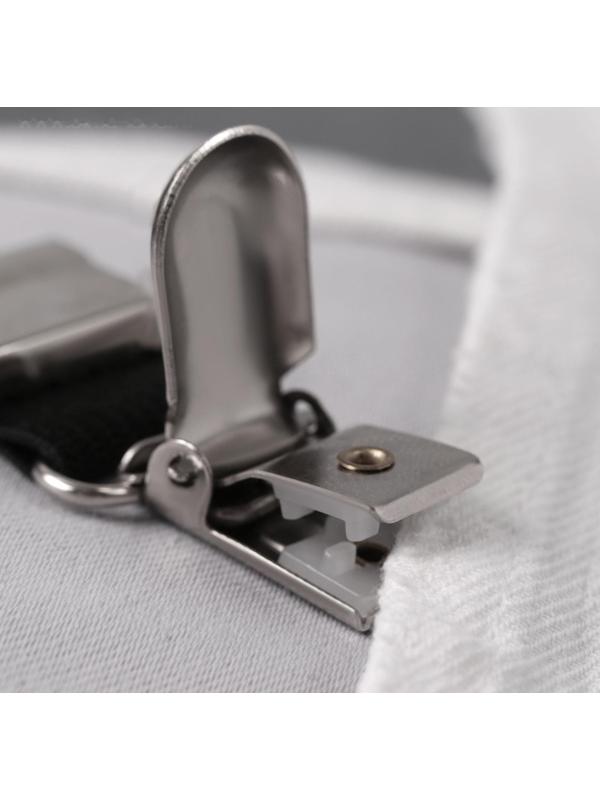 Клипса для фиксации, 25 мм, цвет никель