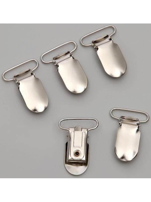 Клипса для фиксации, 25 мм, цвет никель