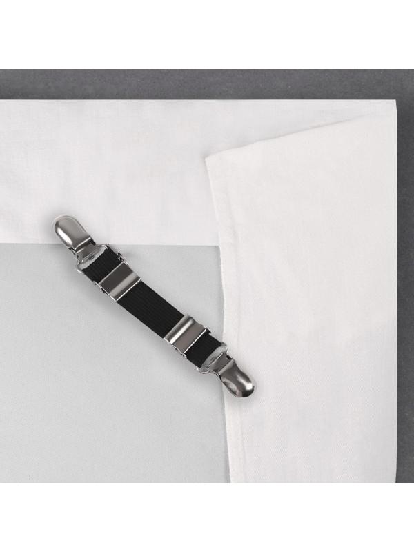 Клипса для фиксации, 25 мм, цвет никель