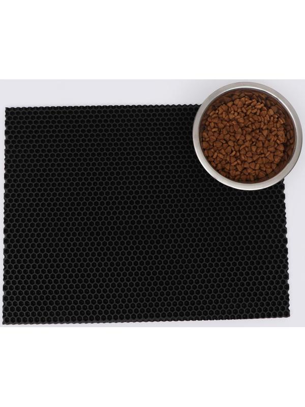 Коврик для животных EVA, ячеиистый, 35 х 45 см, черный