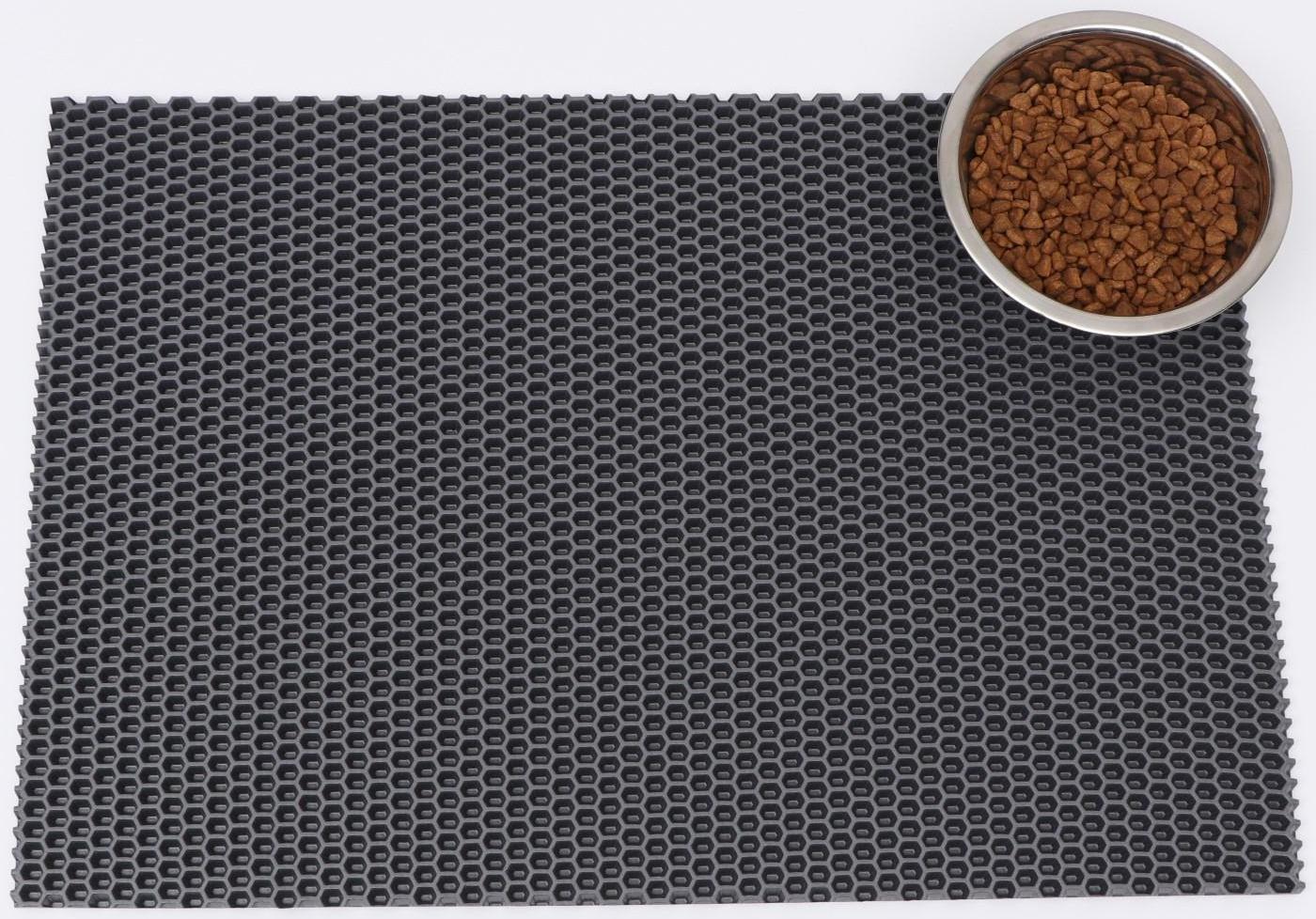 Коврик для животных EVA, ячеиистый, 40 х 60 см, серый