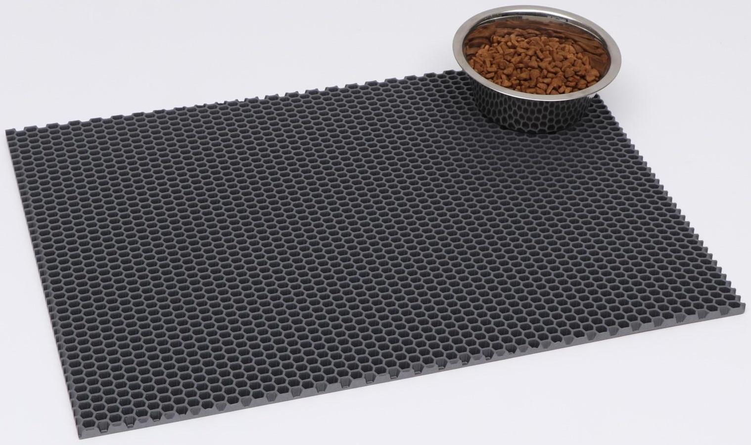 Коврик для животных EVA, ячеиистый, 40 х 60 см, серый