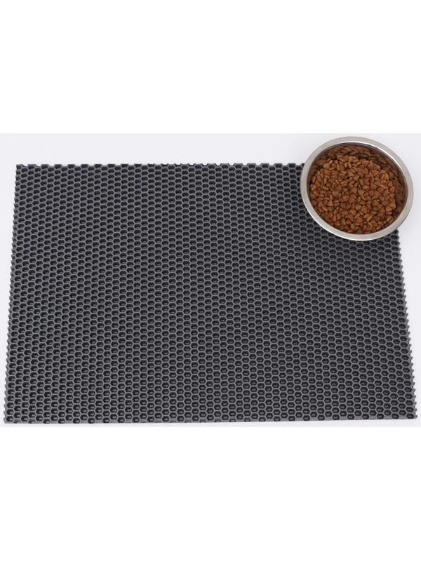 Коврик для животных EVA, ячеиистый, 40 х 60 см, серый