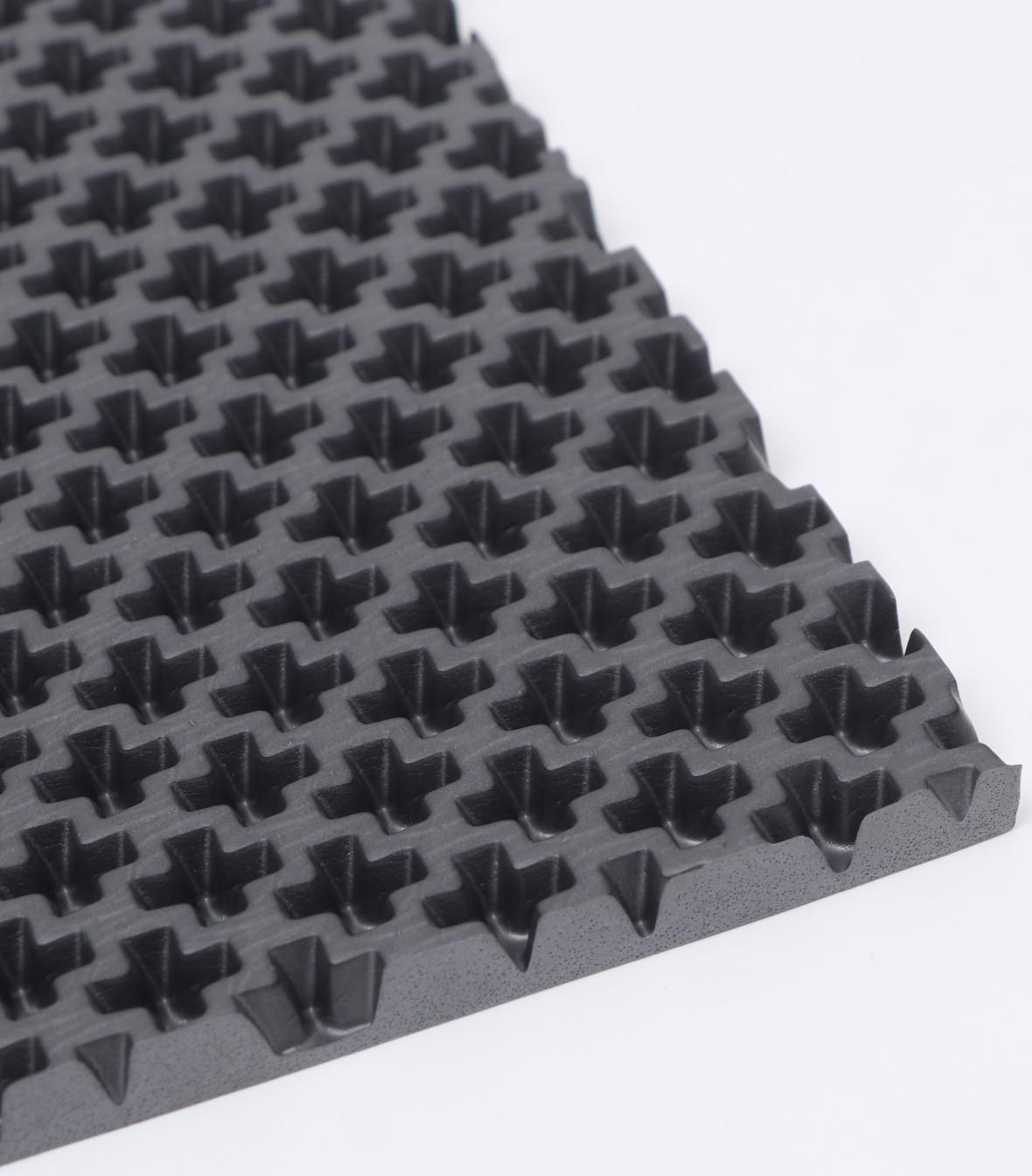 Коврик для животных EVA, ячеиистый, 40 х 80 см, серый