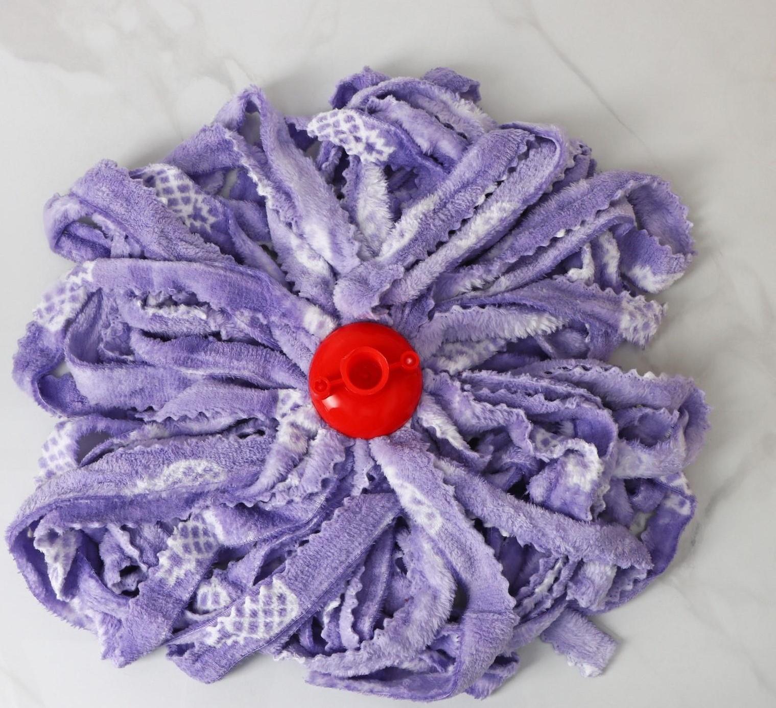 Насадка для швабры ленточная Доляна «Широкие петли», микрофибра 200 гр, цвет МИКС