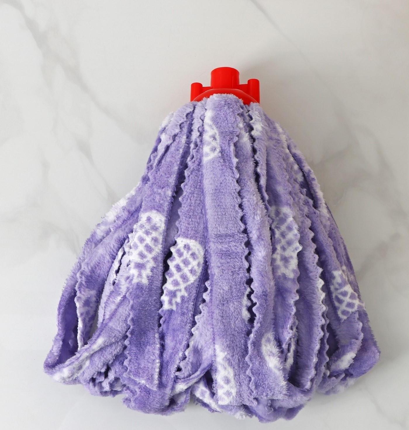 Насадка для швабры ленточная Доляна «Широкие петли», микрофибра 200 гр, цвет МИКС