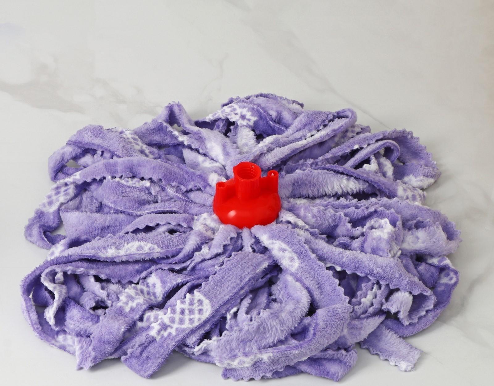 Насадка для швабры ленточная Доляна «Широкие петли», микрофибра 200 гр, цвет МИКС