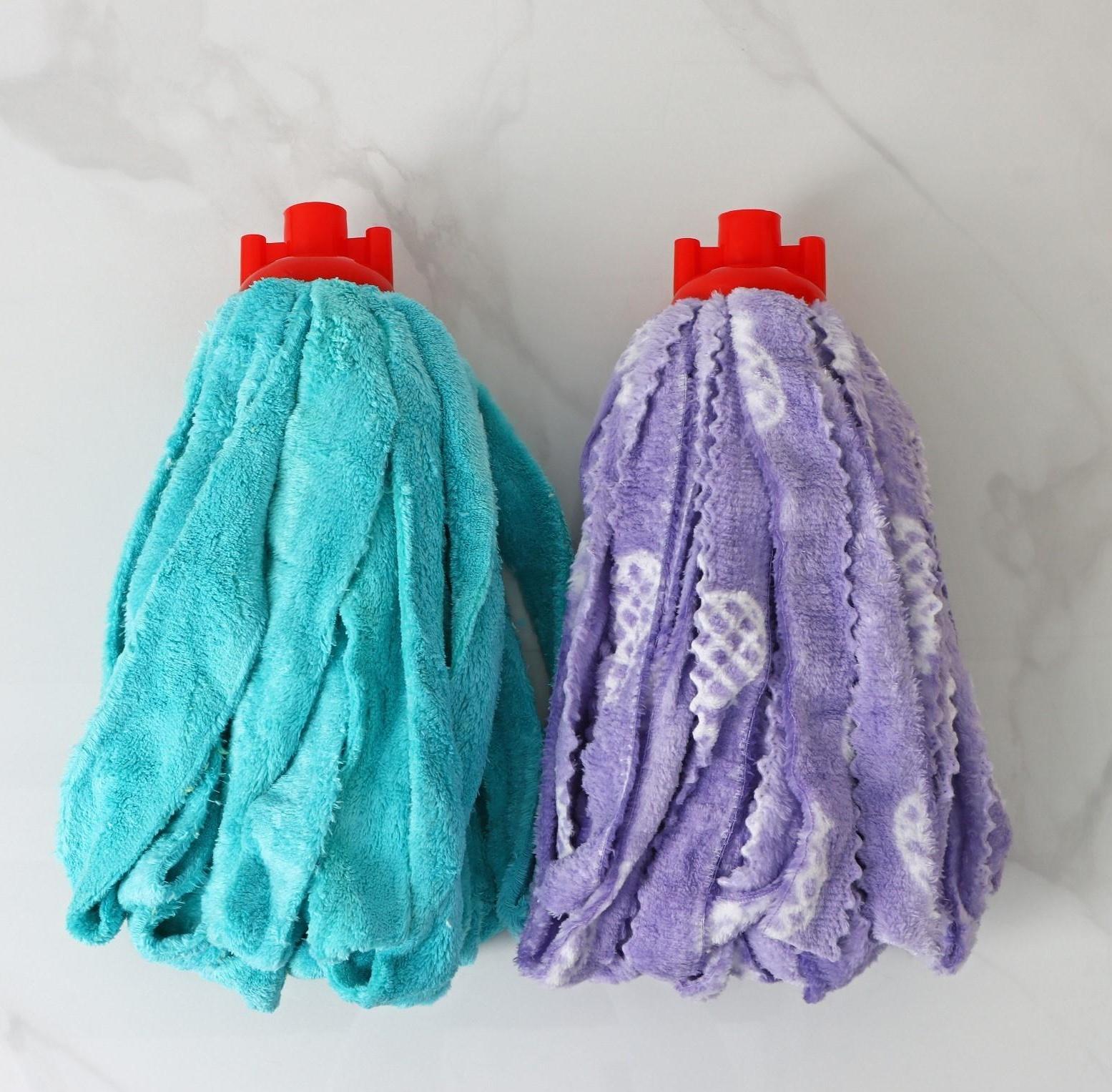 Насадка для швабры ленточная Доляна «Широкие петли», микрофибра 200 гр, цвет МИКС