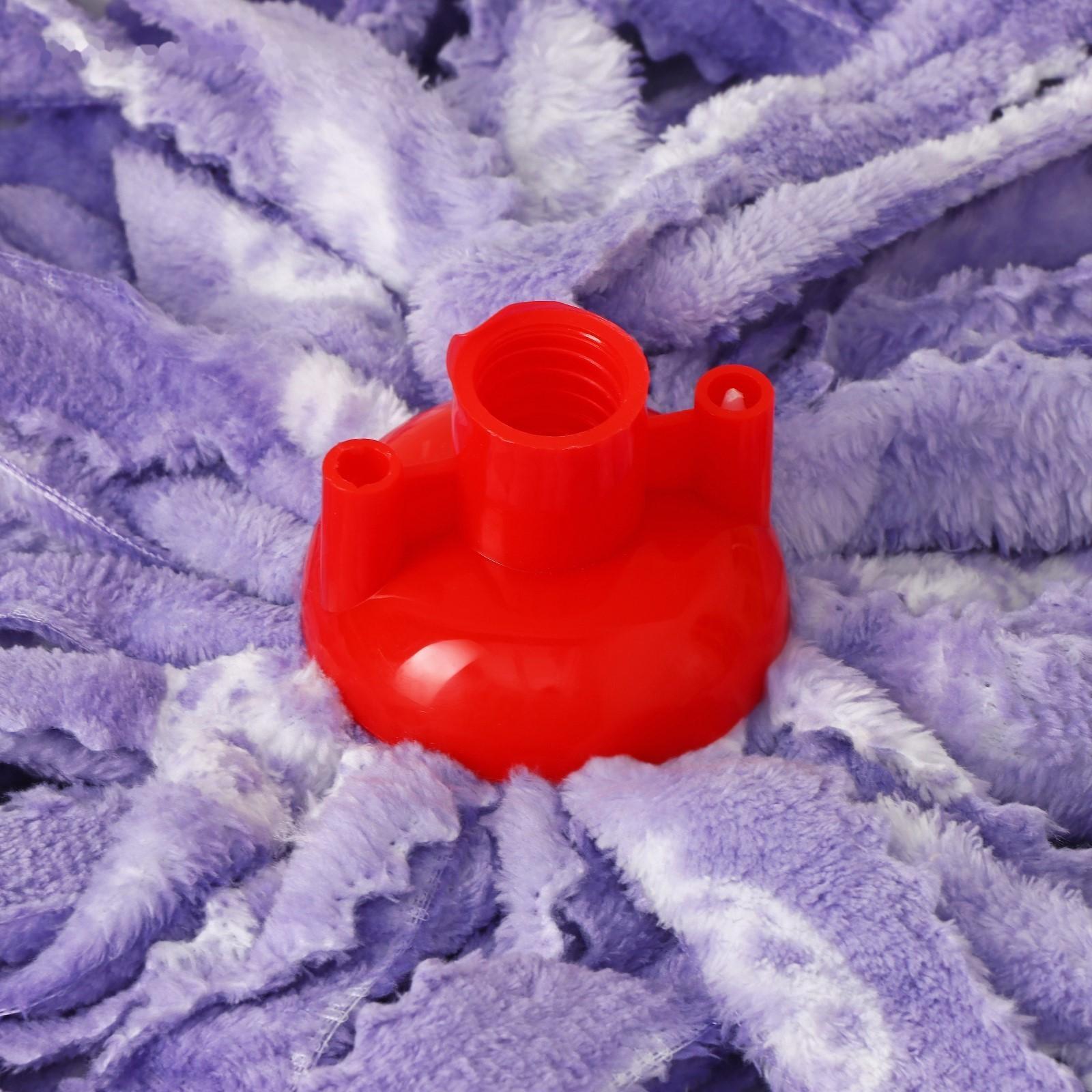 Насадка для швабры ленточная Доляна «Широкие петли», микрофибра 200 гр, цвет МИКС