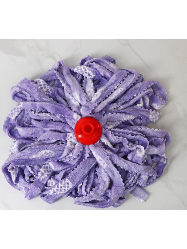 Насадка для швабры ленточная Доляна «Широкие петли», микрофибра 200 гр, цвет МИКС