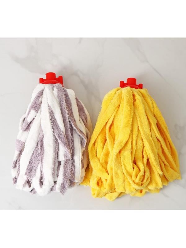 Насадка для швабры ленточная Доляна «Широкие петли», микрофибра 200 гр, цвет МИКС