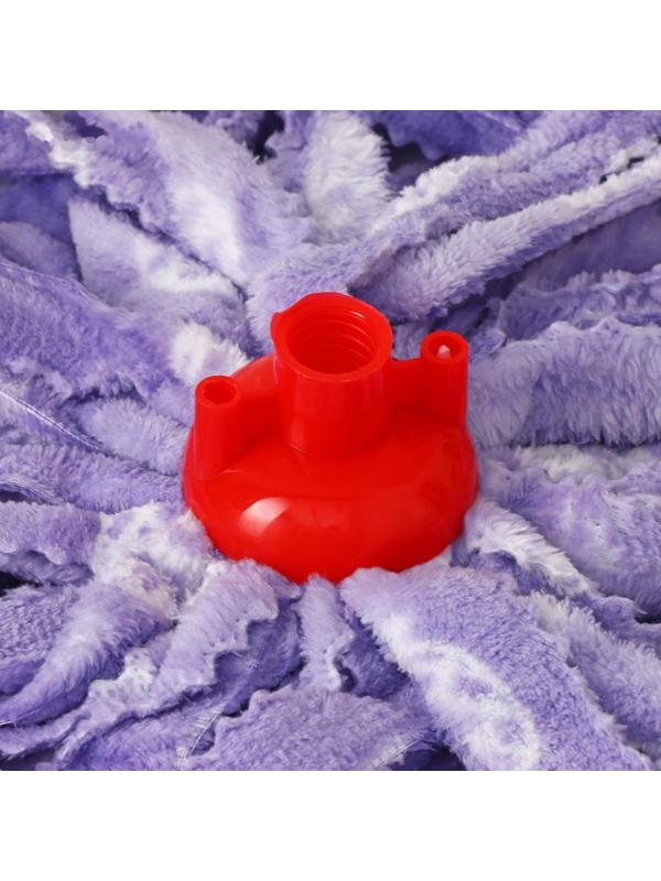 Насадка для швабры ленточная Доляна «Широкие петли», микрофибра 200 гр, цвет МИКС