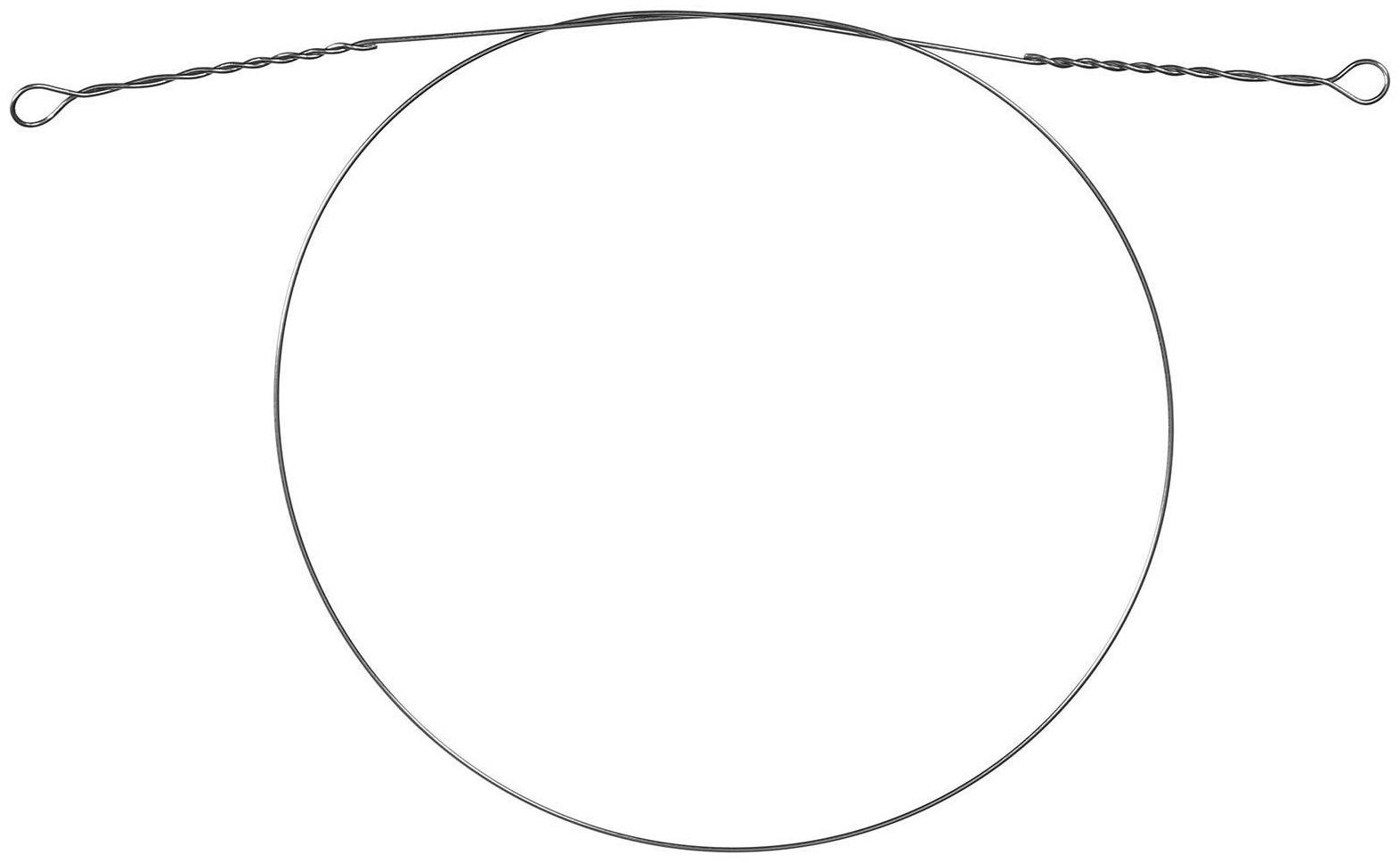 Поводок струна, 5 шт. в упаковке, 0,35 мм - 12,5 кг, 25 см