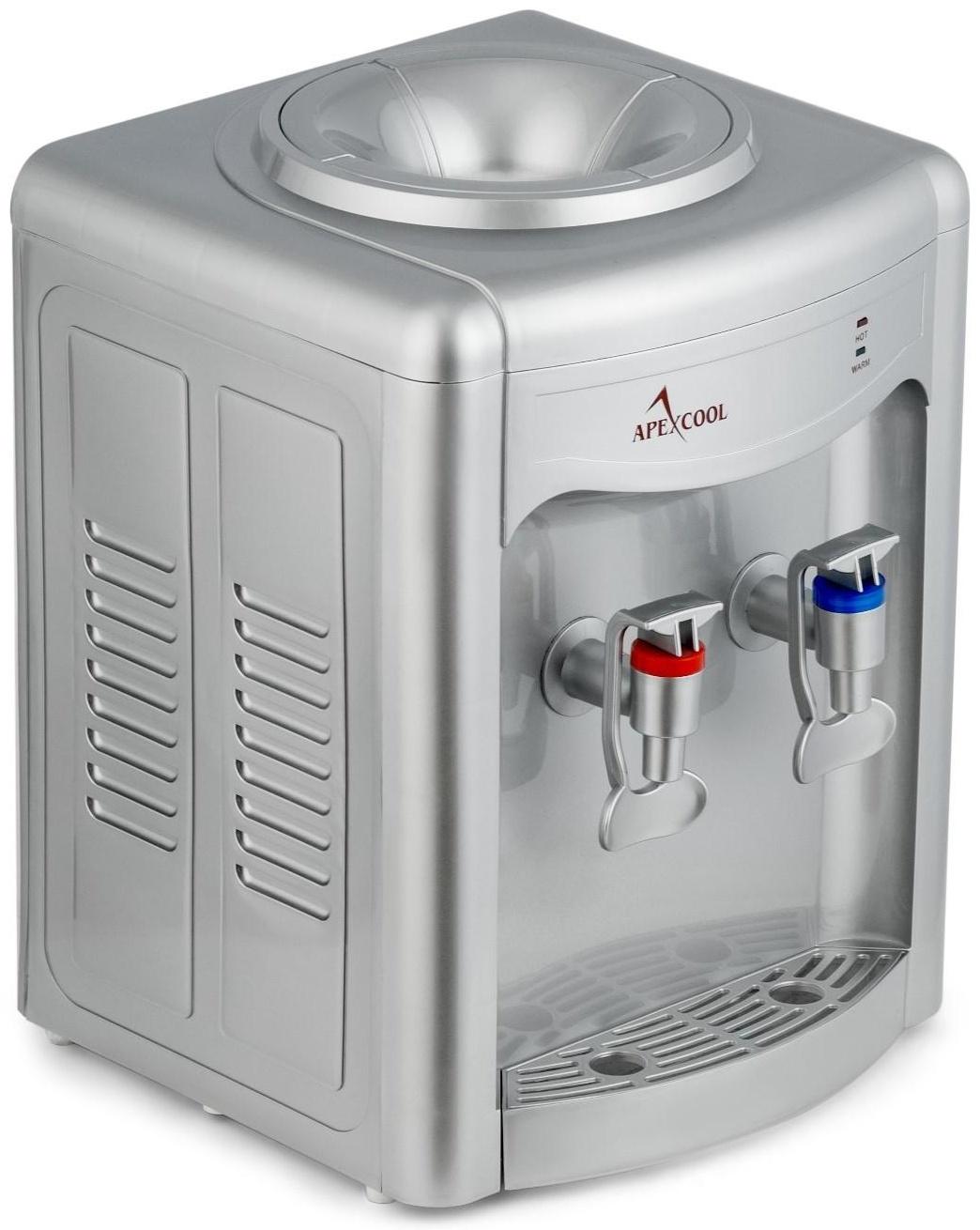 Кулер для воды APEXCOOL 26 TD, нагрев и охлаждение, 550/70 Вт, серебристый