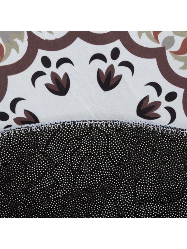 Ковер Этель «Узоры» d=120 см, 700г/м2