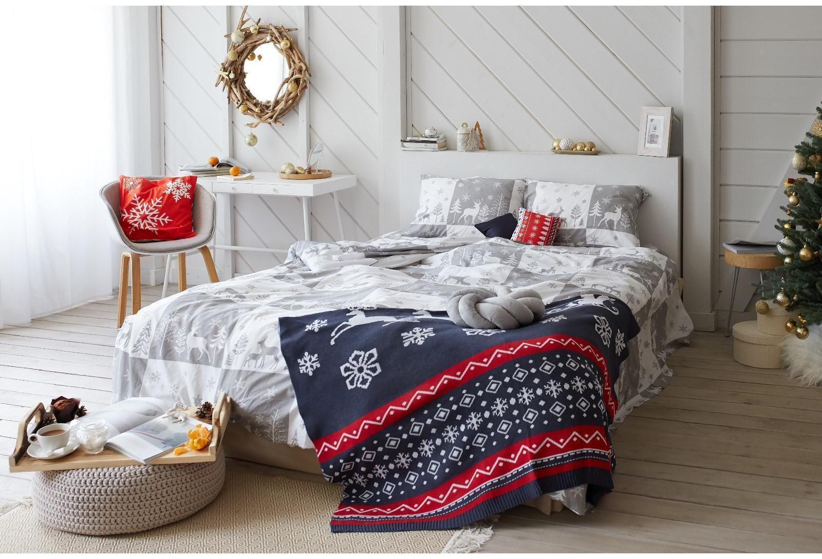 Постельное белье LoveLife евро New year forest 200*217см,240*225см,50*70см-2шт