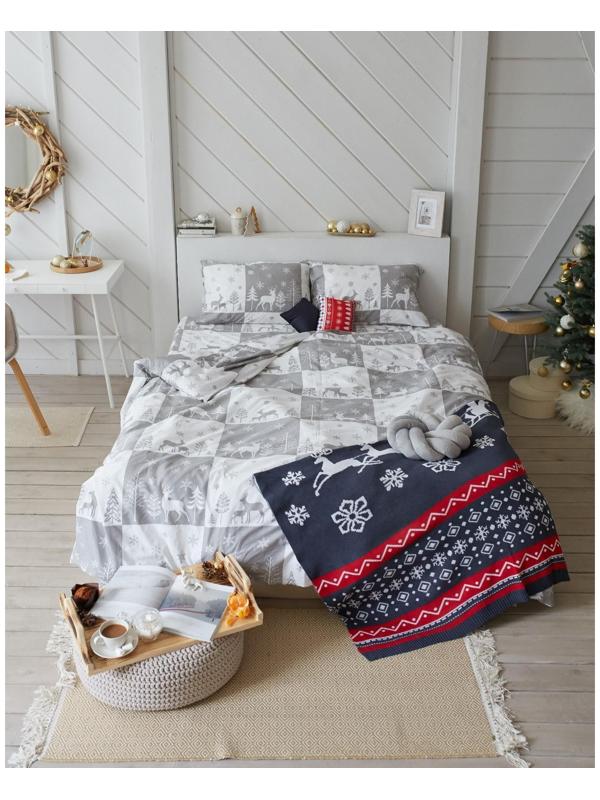 Постельное белье LoveLife евро New year forest 200*217см,240*225см,50*70см-2шт
