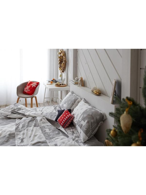 Постельное белье LoveLife евро New year forest 200*217см,240*225см,50*70см-2шт