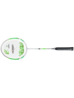 Ракетка бадминтона TORRES Hobby1, для начинающих, стержень/обод стальные, со струнами