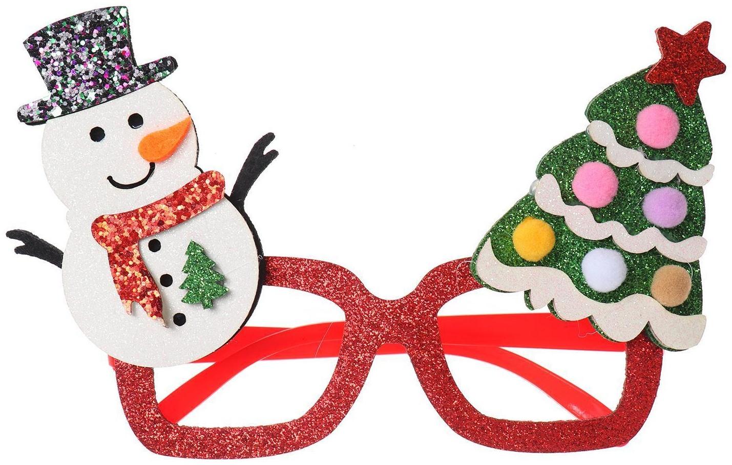 Карнавальные очки «Новый год», виды МИКС